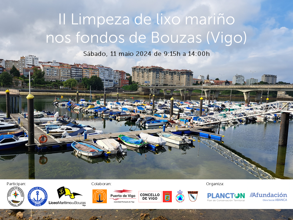 PLANCTON 2024. Limpeza de fondos en Bouzas (Vigo)