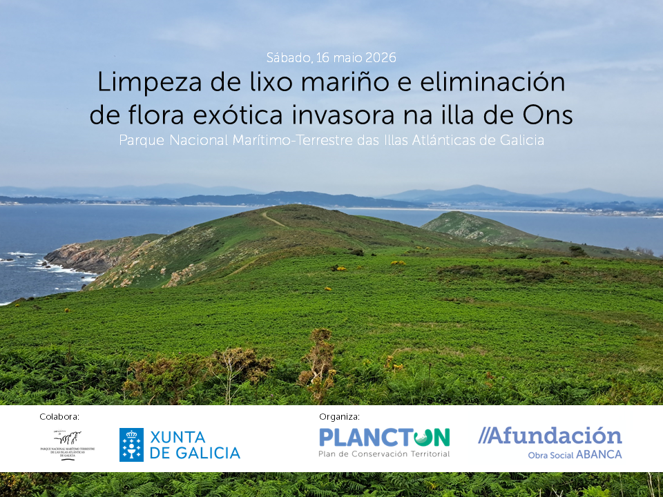 PLANCTON 29026: Retirada de basuras marinas e flora exótica invasora na Illa de Ons, Parque Nacional Marítimo-Terrestre das Illas Atlánticas de Galicia